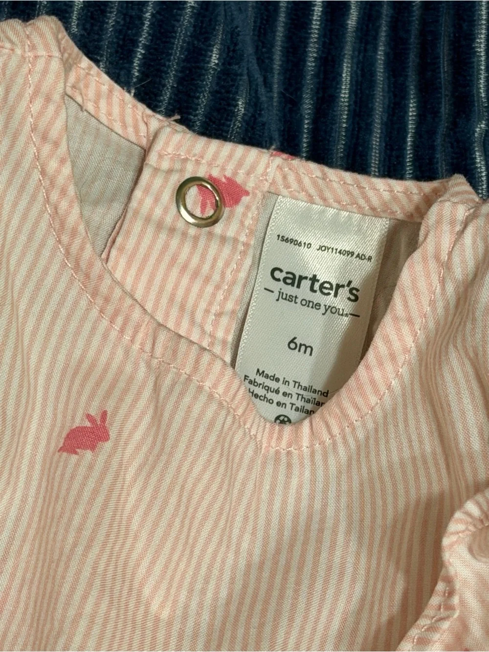6m Baby Pink Bubble Dress - Bunny